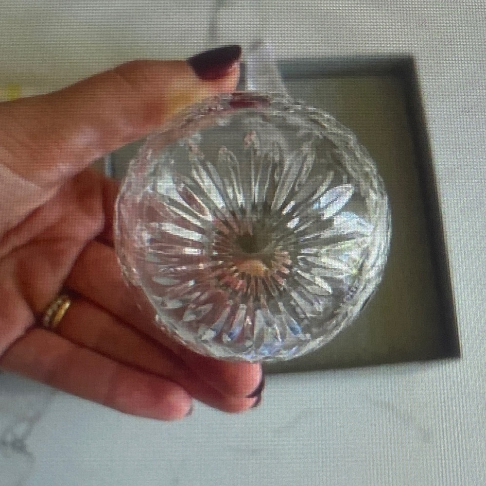 Waterford Crystal Clear Ornament